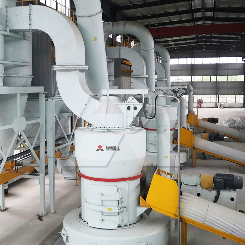 环保升级配置 重质碳酸钙磨粉生产线 欧式磨粉机电机耗电量产量