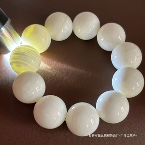 海南工艺品深海大贝壳2.0男款佛家有机宝石精品俏色手串新年礼物