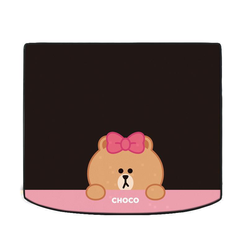 LINE FRIENDS自動車トランクマット専用トランクマット四季通用カードテールマット|undefined
