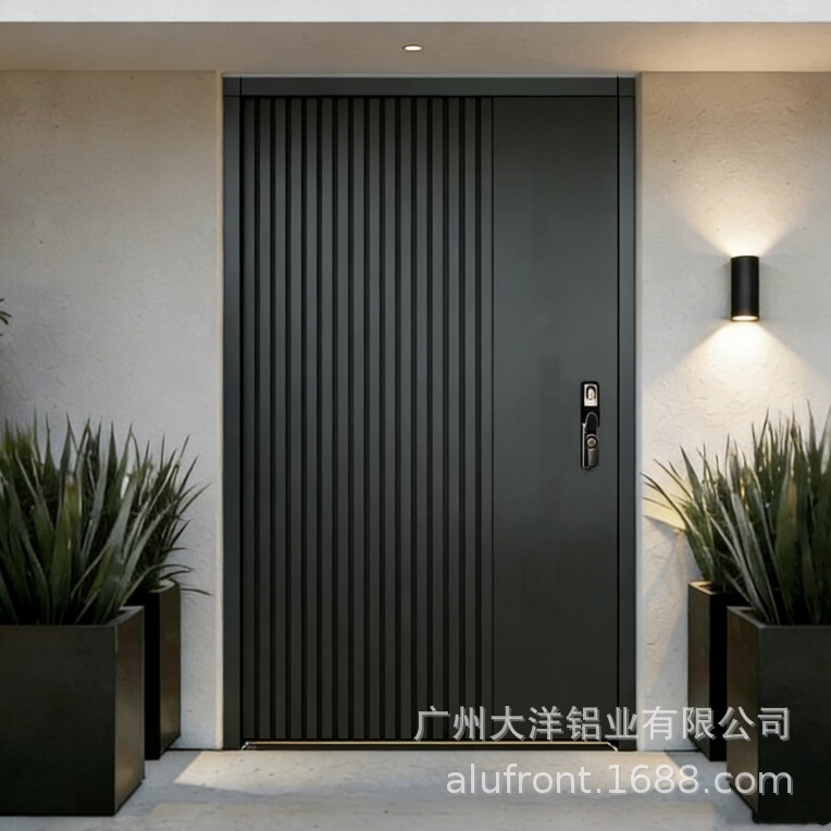 Wangpin Doors and Windows Nfrc/As2047 Soundproof Entry Doors Source Factory Commercial Stock Available