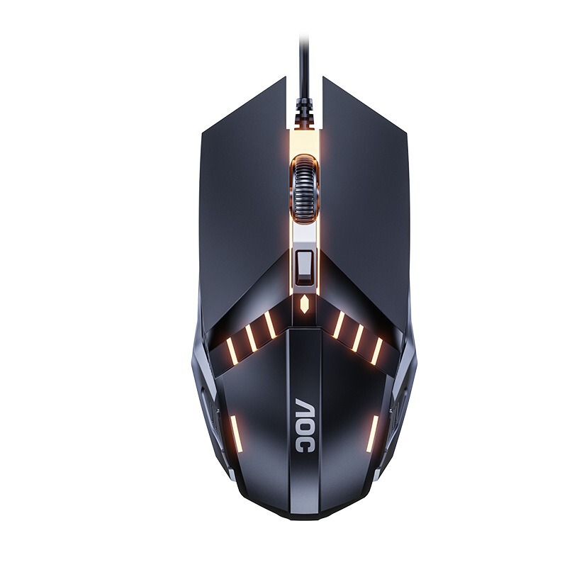 Aocコンピュータ有線マウスビジネスオフィスゲーム家庭用デスクトップノートusbマウススポット卸売り|undefined