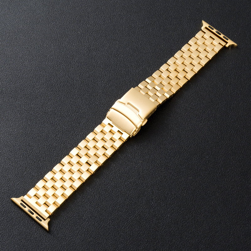 Tuhao Gold-nuevo cinturón de acero de cinco cuentas