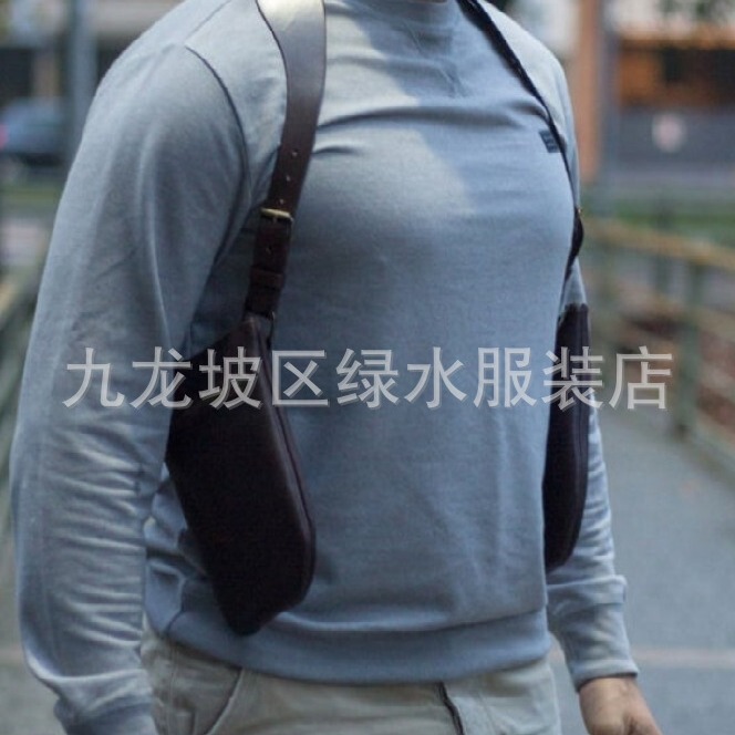 2021 New Arrival Strap Underarm Satchel Men's Outdoor Side Bag Adjustable Zipper Wallet Small Bag wish Supply