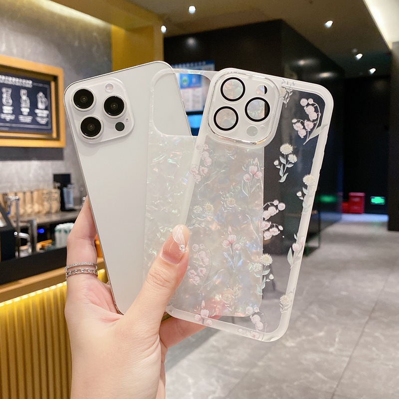 Floral Protective Phone Case For Iphone Series Stylish Cover_voghion.com