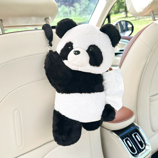 Tissue box (hanging style - black and white panda) [Type B]