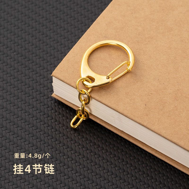 金色のキーホルダーのチェーンの大きいcはキーチェーンの亜鉛合金のd字を掛けてロブスターボタンのdiyのペンダントの部品を掛けて卸売りします。|undefined