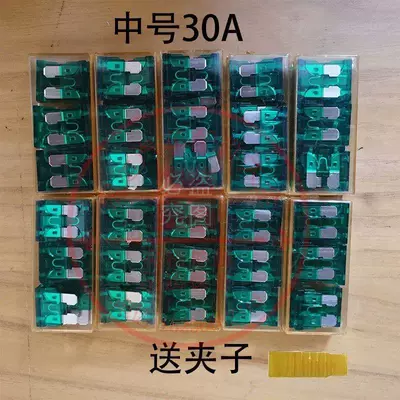 Battery Fuse Insert Special Other Electric Vehicle Accessories - enhanced-version-100-pieces-medium-size-30a-comes-with-clip