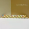 Red train, dominoes