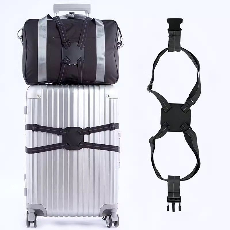 弾性弾性バンドは安全に荷物を持っています。スーツケースを持っています。|undefined