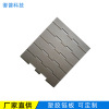 Plastic Chain plate Food grade Industry Convey Flat plastic cement Chain plate baffle Conveyor Assembly line