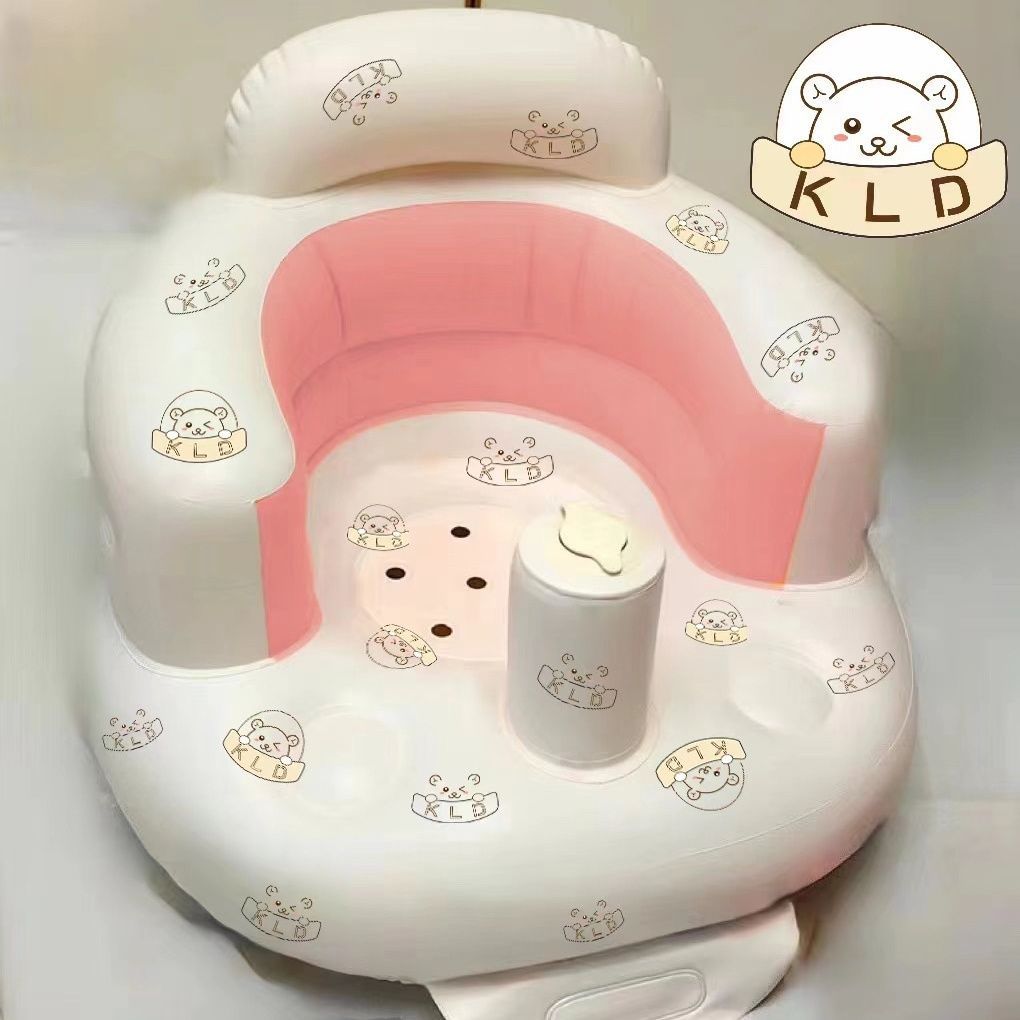 Baby Learning Chair, Baby Inflatable Sofa, Learning Sitting Artifact, Children's Anti-Fall Training Chair, Multi-Functional Seat, Dining Chair