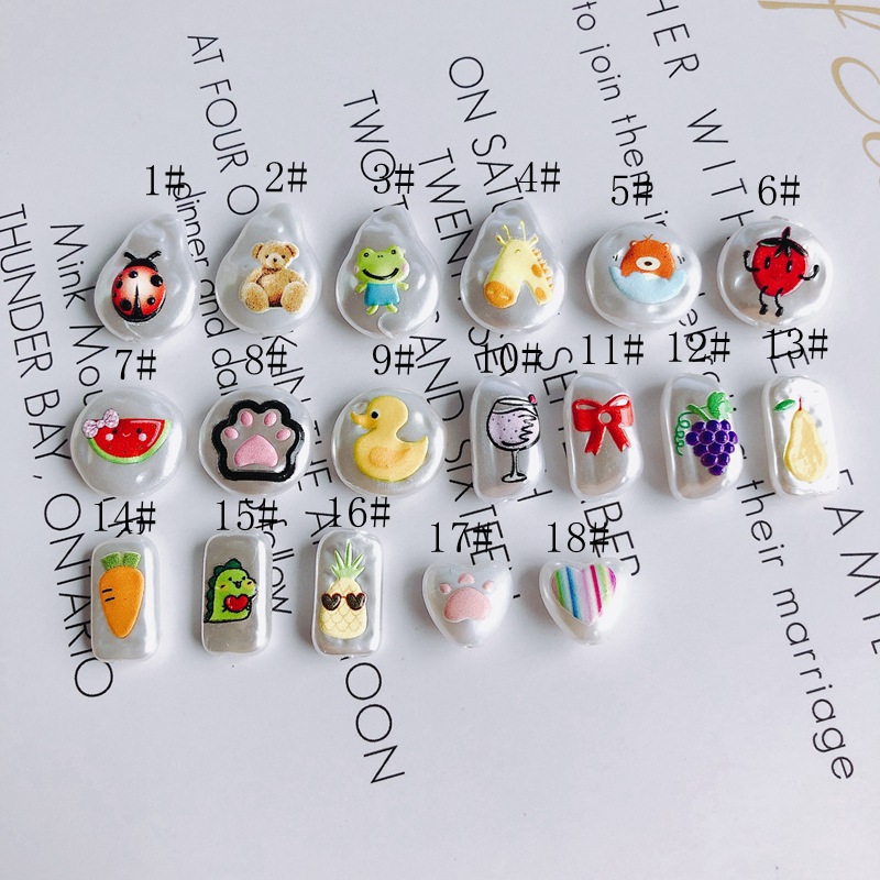 6g Weight Beads Jewelry Making Type 20*15mm Jewelry Making Size Jewelry Accessories Classification Smooth Embellishment 10 PCS/Package Quantity Acrylic Material Animal, Cartoon, Fruit Pattern All Seasons Season Cute Style 10 PCS/Package 20*15mm Acrylic Animal Cartoon Fruit Beads Jewelry Accessories 无