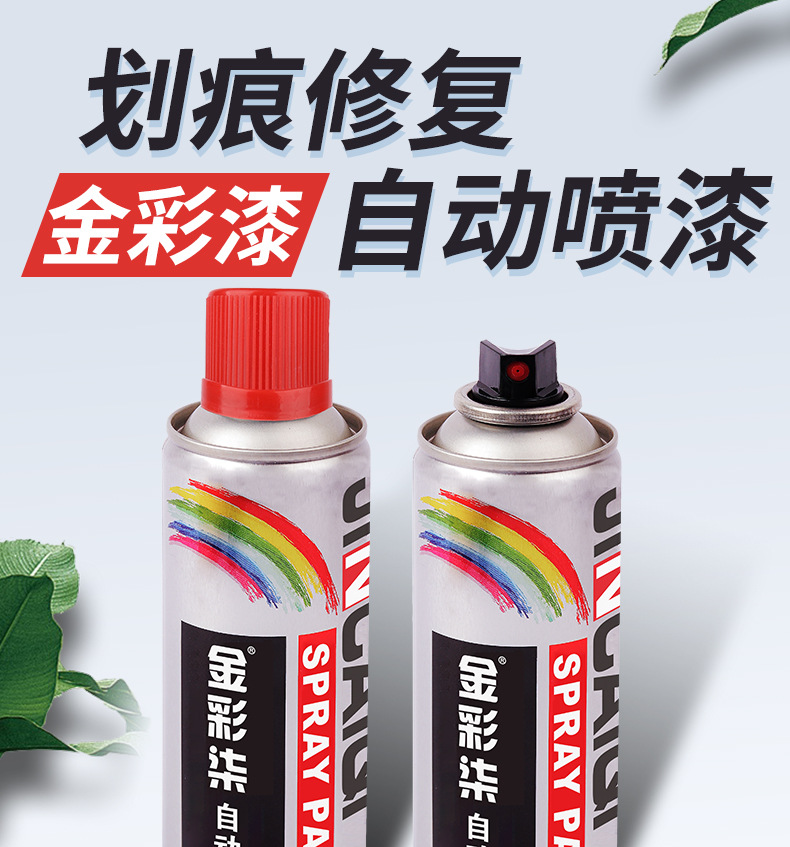 Hand-Cranked Automatic Spray Paint, Full Box, Metal Rust-Proofing, Car Scratch Repair Paint, Graffiti, Black and White Hand Spray Paint