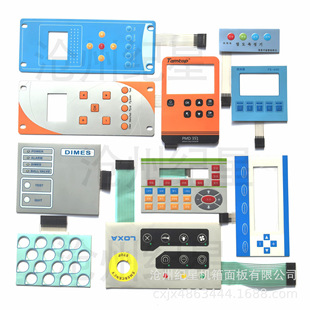 Ultrasonic Instrument Digital Display Membrane Switch Pvc Drum Surface Sticker Lcd Display Sticker