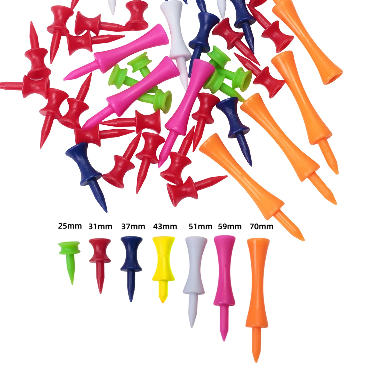 Шипы для гольфа, пластиковые шипы для гольфа, шипы для гольфа, колесообразные шипы, футболки для мячей