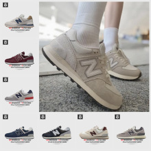 正品浪新百伦威aj男鞋574女鞋nb网面N字鞋元祖灰复古莆田纯原过毒