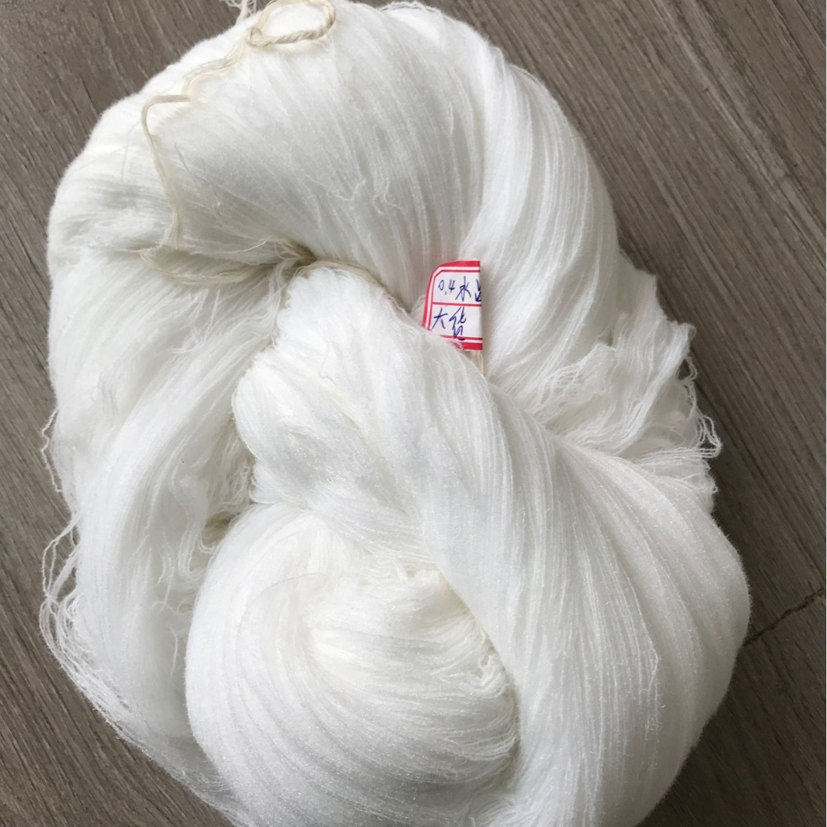 厂家现货0.4公分水晶仿貂短貂毛锦纶花式纱仿貂羽毛定染