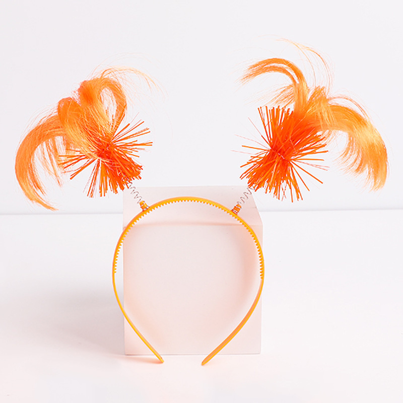 Amazon independiente de color de sol cola de caballo hebilla de cabello Europa y América familia fiesta de baile accesorios de vestuario de vacaciones fantasía