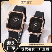 厂家直销学生手表女女表批发休闲方形气质石英硅胶带跨境女士手表