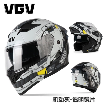 Motosiklet dəbilqələri — New VGV3C Certified Motorcycle Open-Face - m-mobile-gray-no-giveaway