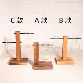 玻璃工艺品;水培植物瓶;木质工艺品