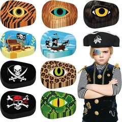 ♔ 卸売弱視アイパッチ単眼矯正斜視単眼フルカバーアイパッチ使い捨て子供弱視アイパッチ