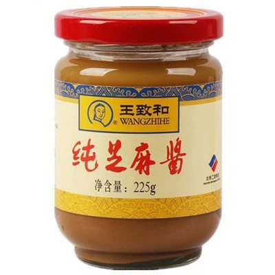 [225 г * 30 бутылок] Чистая кунжутная паста Wang Zhihe