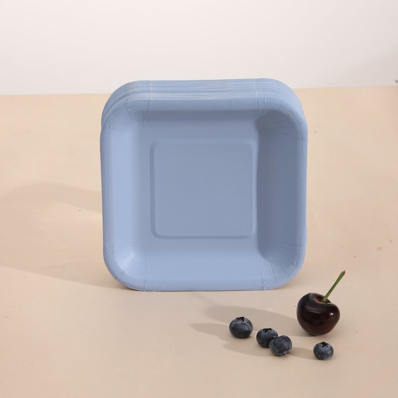 一次性纸碟蛋糕纸碟家用吐骨碟食级餐具盘户外烧烤野餐果盘零食|undefined