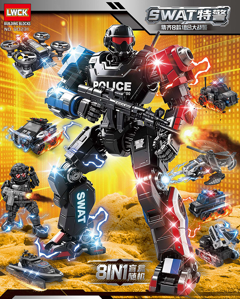 90231-delta swat + 8 boxes can be combined