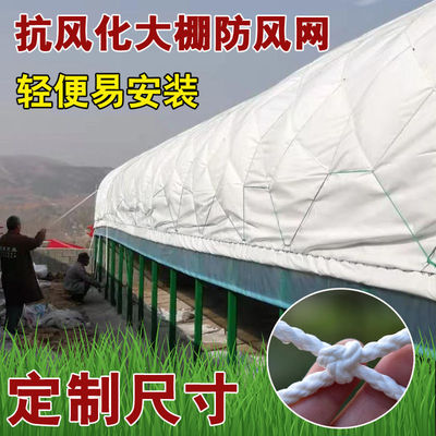 Goods plant breed greenhouse Windbreak Nylon protective net Film pressing rope shelter from the wind greenhouse