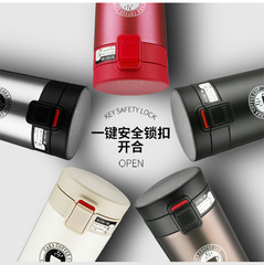 58C1不鏽鋼男女保溫水杯便攜車載咖啡杯隨行杯子廣告禮品杯定 制