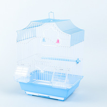 可携带金属铁艺豪华小号鸟笼鹦鹉笼八哥画眉牡丹相思鸟宠物笼A112