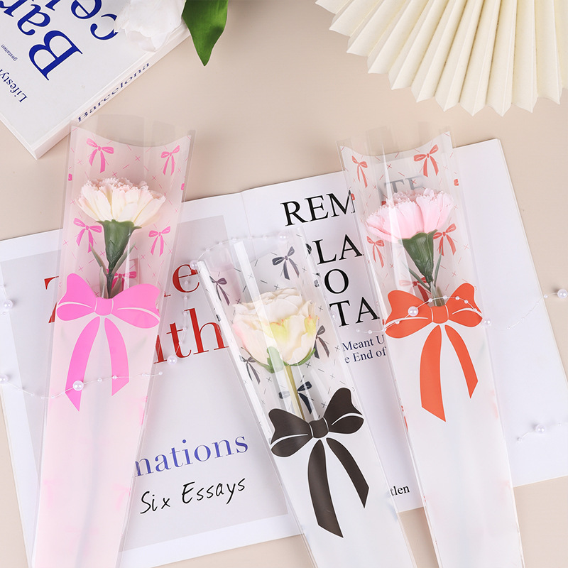 520 regalos de una sola bolsa de flores materiales de embalaje de flores pequeños ramo de flores bolsa florista materiales de floral al por mayor