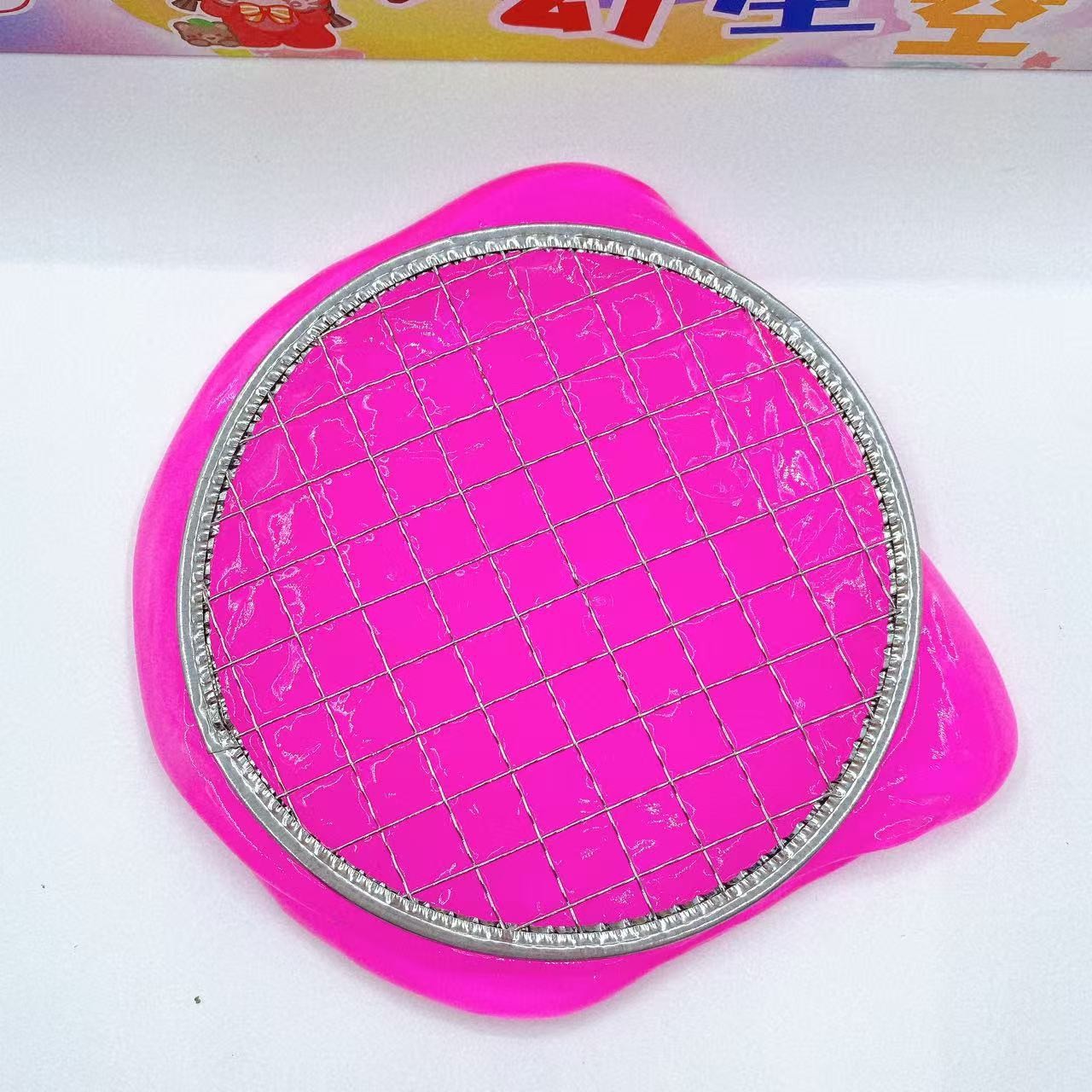Barro de malla de barro espumoso hecho a mano desempaquetado DIY barro de cristal slime colorido barril juguetes para niños al por mayor