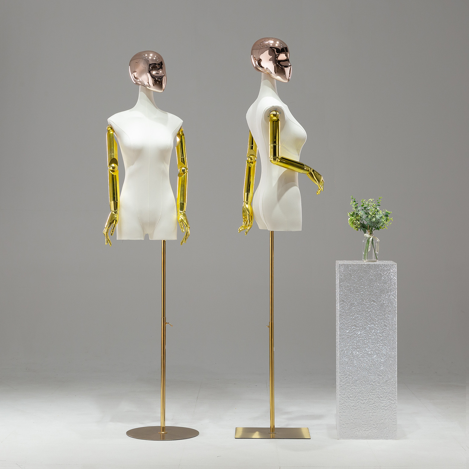 Maniquí Femenino de Busto con Clavícula de Plástico para Tiendas de Ropa y Escaparates image 3