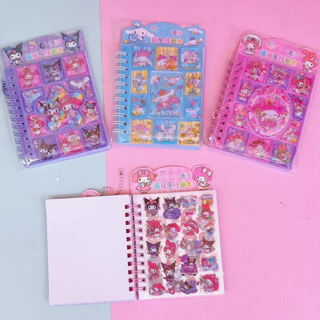 Libro de bobina Sanrio de alto valor Culomi Liusha Shaw Music Bloc de notas Cuaderno de estudiante Diario portátil