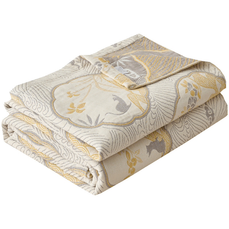 Blanket Air Conditioner Four-layer Towel Quilt Blanket Blanket Summer Blanket Cotton Gauze Class A Summer Cotton Nap Bed Cover