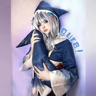 [Manguo Spot] Hololive Vtuber Virtual Anchor Gula Cos Shark Cosplay