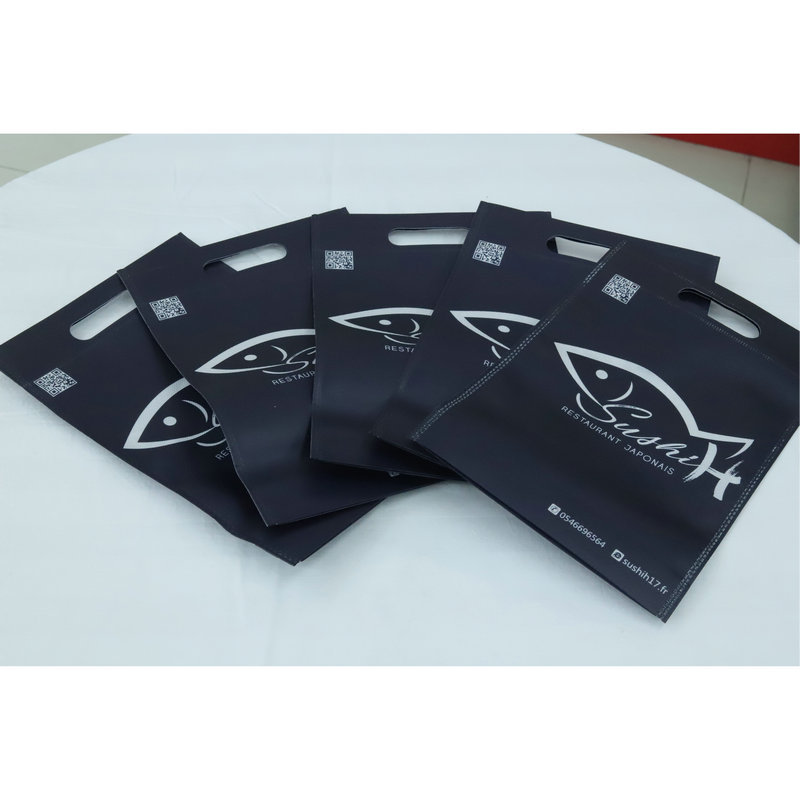 定 制无纺布袋批发手提袋横款覆膜环保袋礼品袋外卖购物袋服装袋