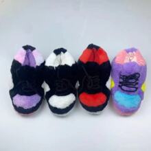 抖音网红恶搞aj1棉拖鞋椰子棉鞋发光面包胖胖鞋防水保暖家居冬季
