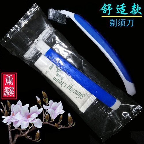 Factory Direct Supply Hotel Disposable Razor with Double or Triple Layer Stainless Steel Blades, in Gel Soft Film Packaging or Box Packaging