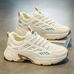 韓版時尚休閒舒適網面運動鞋跨境大碼新款跑步鞋潮流老爹鞋男潮鞋