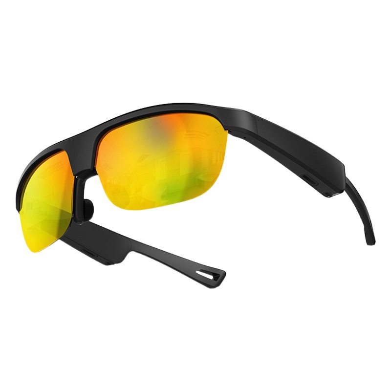 Al Aire Libre ciclismo gafas de sol polarizadas negro tecnología direccional de audio auriculares inalámbricos gafas inteligentes de tinta gafas inteligentes Bluetooth