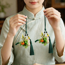 新款2026端午节手编葫芦摆件装饰入户门上挂件门挂饰节庆用品批发