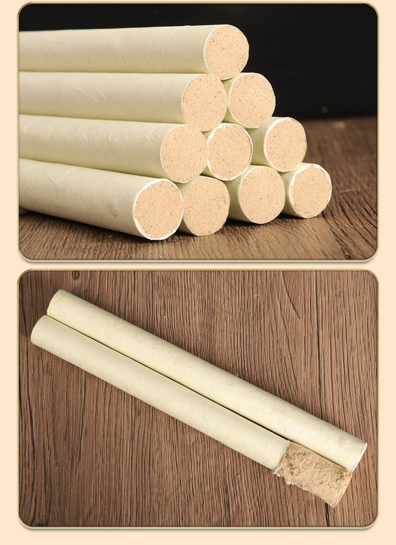 Moxa Stick Ai Tiao 1.8cm Ten Year Aged Mugwort Moxibustion Roll for Warming Therapy details