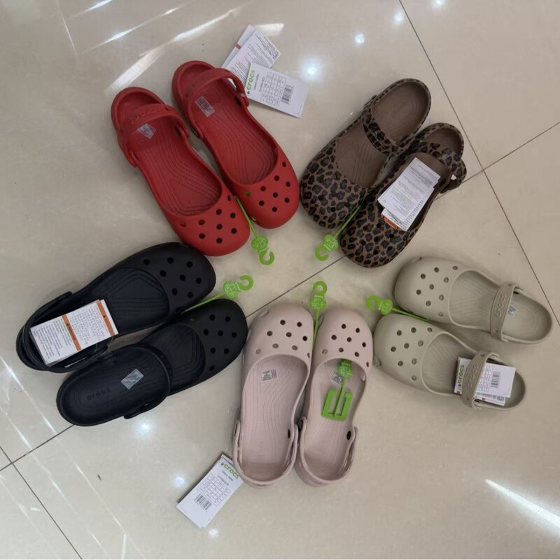 Ballet-style perforated shoes for women, 2026 summer new model, beach non-slip breathable lightweight nurse sandals