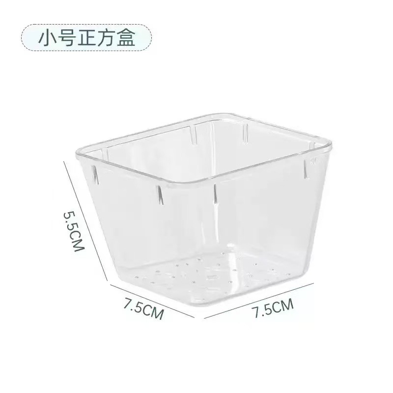 デスクトップ収納ボックス透明コンパートメントプラスチック収納コンビネーションリビングルーム寮バルコニーテーブルキッチン引き出しオーガナイザーボックス|undefined