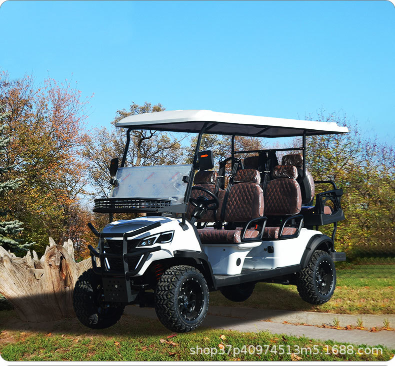 Electric golf cart sightseeing car four-wheel foreign trade quality scenic spot park stadium sales department car ferry manufacturers