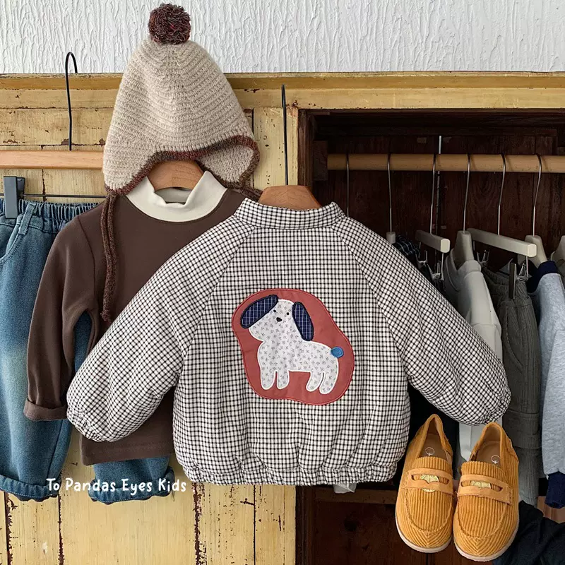 男童韩版棉衣儿童2025秋冬季夹棉加厚外穿棉袄中小童宝宝休闲冬装
