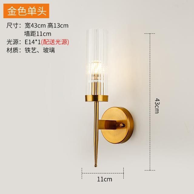 轻奢创意网红水晶壁灯室内客厅卧室壁灯别墅酒店KTV工程LED壁灯|undefined